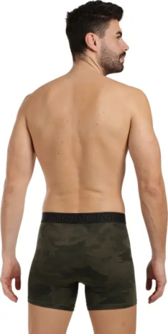 Труси (боксерки) Under Armour PERFORMANCE COTTON 6IN 3-PACK PRINTED BOXERJOCK камуфляжні, хакі, чорні (3 штуки) 1383890-392