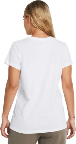 Футболка женская Under Armour RIVAL LOGO белая 1356305-111