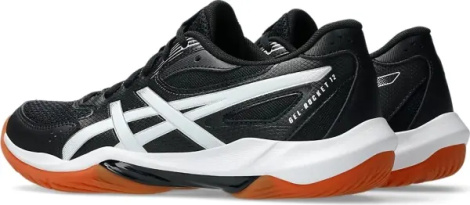 Кросівки волейбольні жіночі Asics GEL-ROCKET 12 чорно-білі 1072A119-001