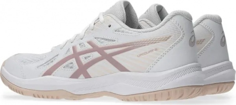 Кросівки волейбольні жіночі Asics UPCOURT 6 біло-світло-рожеві 1072A107-104