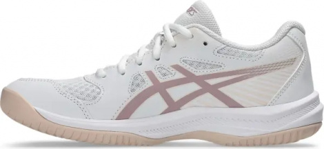 Кросівки волейбольні жіночі Asics UPCOURT 6 біло-світло-рожеві 1072A107-104