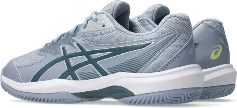 Кросівки тенісні дитячі Asics GEL-GAME CLAY/OC сіро-темно-зелені 1044A082-400