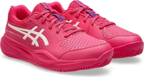 Кроссовки теннисные детские Asics GEL-RESOLUTION X CLAY розово-молочные 1044A080-700