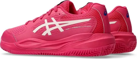 Кроссовки теннисные детские Asics GEL-RESOLUTION X CLAY розово-молочные 1044A080-700