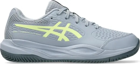 Кросівки тенісні дитячі Asics GEL-RESOLUTION X CLAY сіро-лимонні 1044A080-402