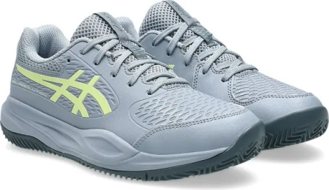 Кросівки тенісні дитячі Asics GEL-RESOLUTION X CLAY сіро-лимонні 1044A080-402