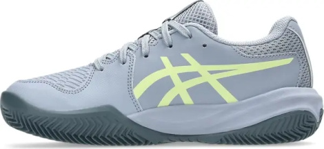 Кросівки тенісні дитячі Asics GEL-RESOLUTION X CLAY сіро-лимонні 1044A080-402