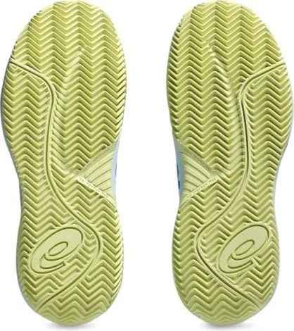 Кросівки тенісні дитячі Asics GEL-RESOLUTION X CLAY блакитно-синьо-лимонні 1044A080-401