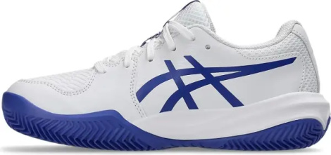 Кросівки тенісні дитячі Asics GEL-RESOLUTION X CLAY біло-сині 1044A080-100
