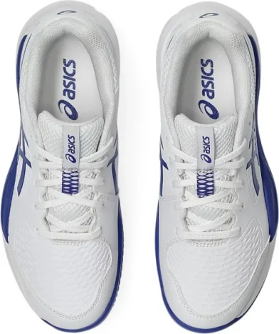 Кросівки тенісні дитячі Asics GEL-RESOLUTION X CLAY біло-сині 1044A080-100