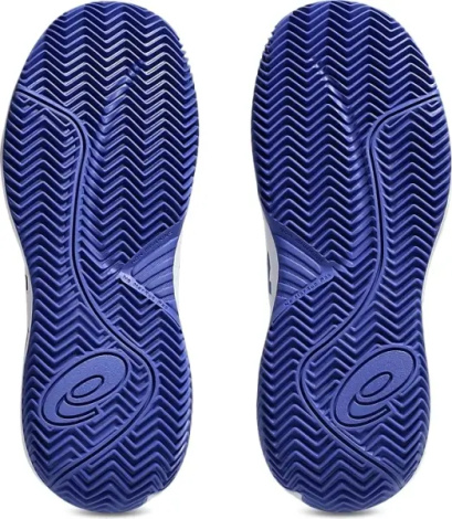 Кросівки тенісні дитячі Asics GEL-RESOLUTION X CLAY біло-сині 1044A080-100
