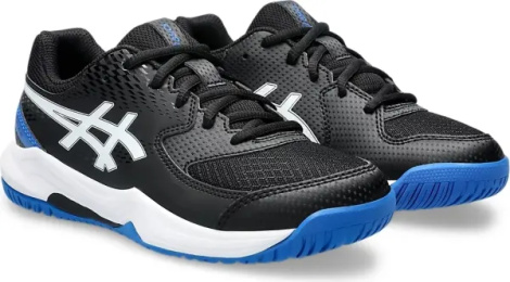 Кросівки тенісні дитячі Asics GEL-DEDICATE 8 чорно-синьо-білі 1044A077-002