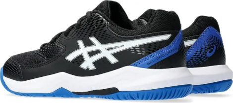 Кросівки тенісні дитячі Asics GEL-DEDICATE 8 чорно-синьо-білі 1044A077-002