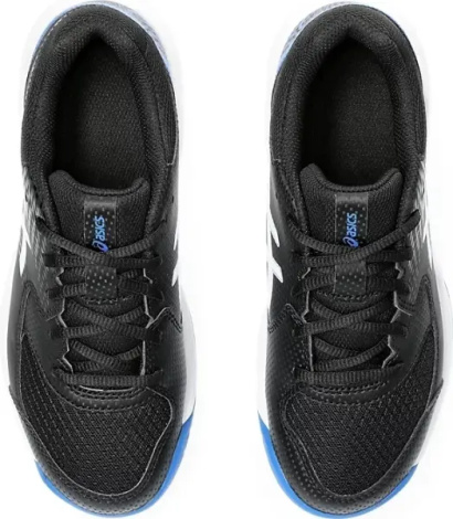 Кросівки тенісні дитячі Asics GEL-DEDICATE 8 чорно-синьо-білі 1044A077-002