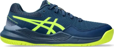 Кросівки тенісні дитячі Asics GEL-RESOLUTION 9 темно-синьо-лимонні 1044A067-404