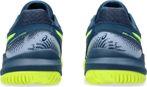 Кросівки тенісні дитячі Asics GEL-RESOLUTION 9 темно-синьо-лимонні 1044A067-404