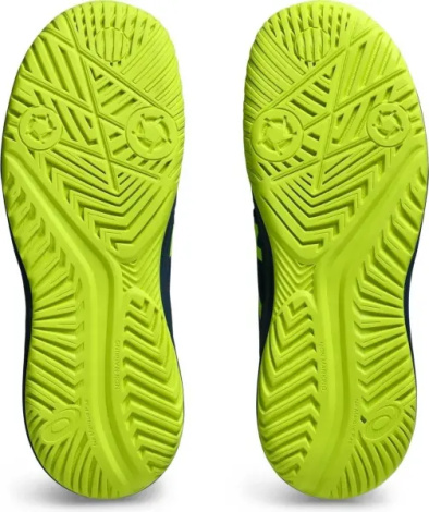 Кросівки тенісні дитячі Asics GEL-RESOLUTION 9 темно-синьо-лимонні 1044A067-404