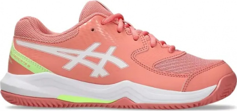 Кросівки тенісні дитячі Asics GEL-DEDICATE 8 PADEL оранжево-біло-салатові 1044A064-700