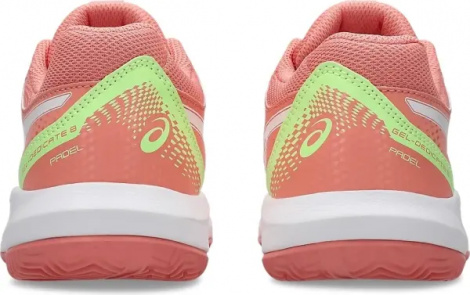 Кросівки тенісні дитячі Asics GEL-DEDICATE 8 PADEL оранжево-біло-салатові 1044A064-700