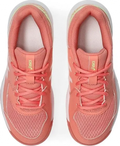 Кросівки тенісні дитячі Asics GEL-DEDICATE 8 PADEL оранжево-біло-салатові 1044A064-700