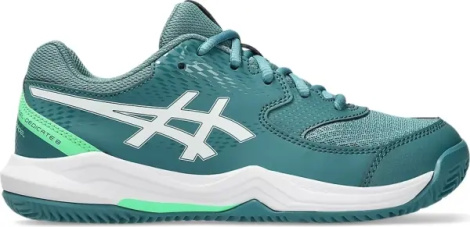 Кросівки тенісні дитячі Asics GEL-DEDICATE 8 PADEL темно-зелено-біло-зелені 1044A064-301