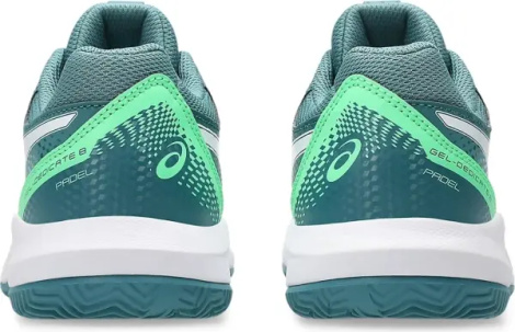 Кросівки тенісні дитячі Asics GEL-DEDICATE 8 PADEL темно-зелено-біло-зелені 1044A064-301