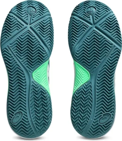 Кросівки тенісні дитячі Asics GEL-DEDICATE 8 PADEL темно-зелено-біло-зелені 1044A064-301
