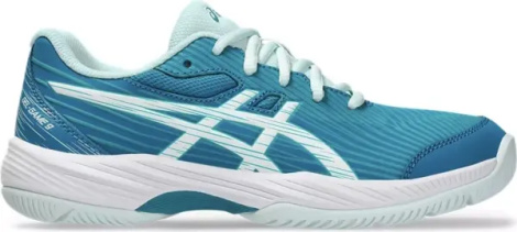 Кросівки тенісні дитячі Asics GEL-GAME 9 синьо-бірюзово-блакитні 1044A052-406