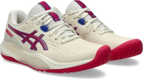 Кросівки тенісні жіночі Asics GEL-CHALLENGER 15 бежево-червоно-сині 1042A294-100