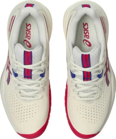 Кросівки тенісні жіночі Asics GEL-CHALLENGER 15 бежево-червоно-сині 1042A294-100