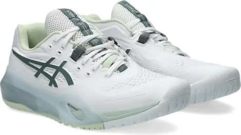 Кросівки тенісні жіночі Asics GEL-RESOLUTION X біло-м'ятно-темно-зелені 1042A279-102