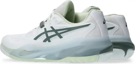 Кросівки тенісні жіночі Asics GEL-RESOLUTION X біло-м'ятно-темно-зелені 1042A279-102