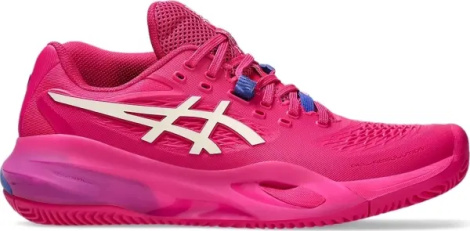 Кросівки тенісні жіночі Asics GEL-RESOLUTION X CLAY рожево-синьо-білі 1042A277-700