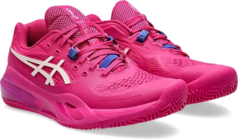 Кросівки тенісні жіночі Asics GEL-RESOLUTION X CLAY рожево-синьо-білі 1042A277-700