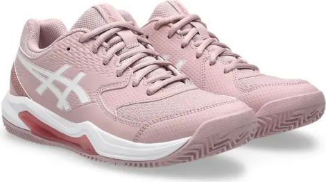Кросівки тенісні жіночі Asics GEL-DEDICATE 8 CLAY світло-рожево-білі 1042A255-702