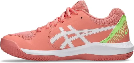 Кросівки тенісні жіночі Asics GEL-DEDICATE 8 PADEL оранжево-біло-салатові 1042A241-700