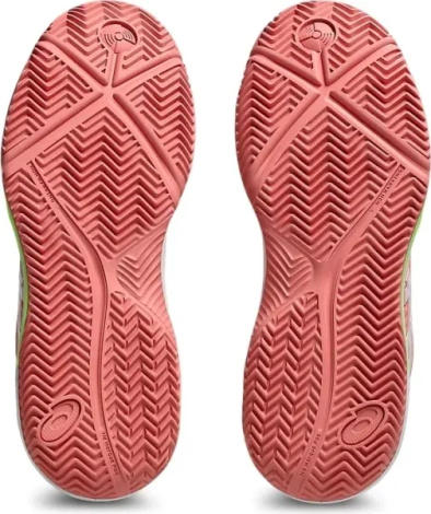 Кросівки тенісні жіночі Asics GEL-DEDICATE 8 PADEL оранжево-біло-салатові 1042A241-700