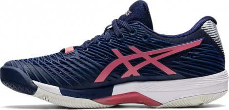 Кросівки тенісні жіночі Asics SOLUTION SPEED FF 2 HARDCOURT темно-синьо-біло-рожеві 1042A136-402