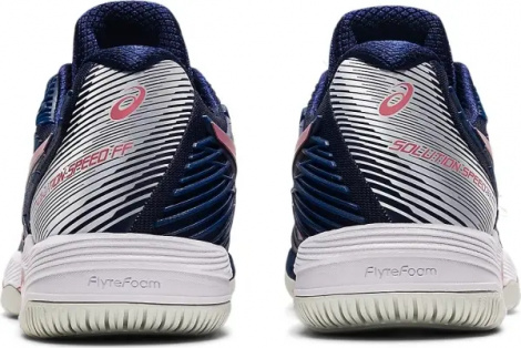 Кросівки тенісні жіночі Asics SOLUTION SPEED FF 2 HARDCOURT темно-синьо-біло-рожеві 1042A136-402