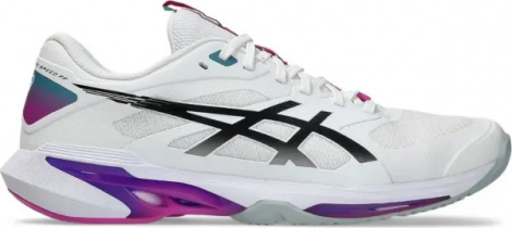 Кросівки тенісні Asics SOLUTION SPEED FF 4 біло-рожево-фіолетово-бірюзові 1041A532-101
