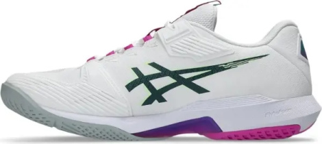 Кросівки тенісні Asics SOLUTION SPEED FF 4 біло-рожево-фіолетово-бірюзові 1041A532-101