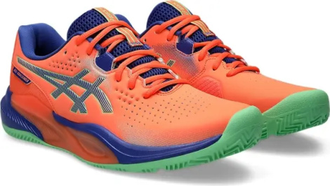 Кроссовки теннисные Asics GEL-CHALLENGER 15 PADEL оранжево-сине-мятные 1041A511-800