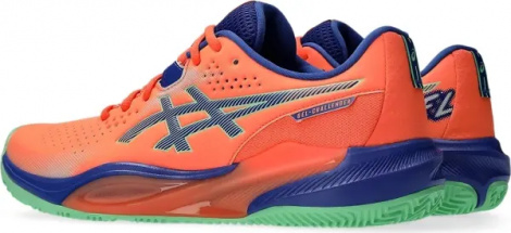 Кроссовки теннисные Asics GEL-CHALLENGER 15 PADEL оранжево-сине-мятные 1041A511-800