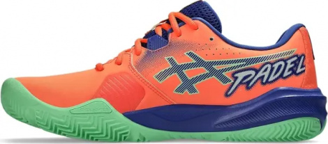 Кроссовки теннисные Asics GEL-CHALLENGER 15 PADEL оранжево-сине-мятные 1041A511-800