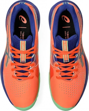 Кроссовки теннисные Asics GEL-CHALLENGER 15 PADEL оранжево-сине-мятные 1041A511-800