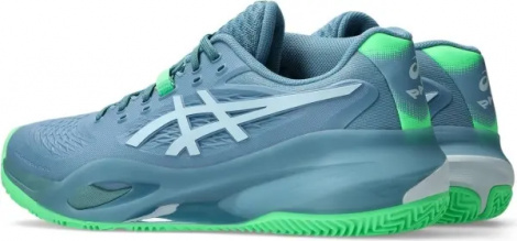 Кросівки тенісні Asics GEL-RESOLUTION X PADEL синьо-зелені 1041A492-403