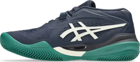 Кросівки тенісні Asics GEL-RESOLUTION X CLAY темно-синьо-біло-зелені 1041A485-400