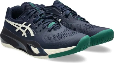 Кросівки тенісні Asics GEL-RESOLUTION X темно-синьо-біло-зелені 1041A481-400