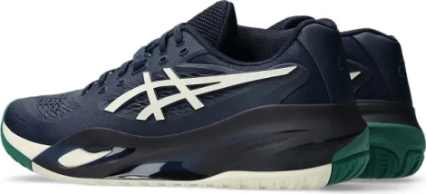 Кросівки тенісні Asics GEL-RESOLUTION X темно-синьо-біло-зелені 1041A481-400