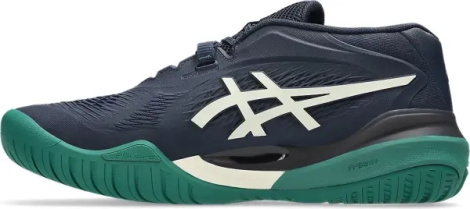 Кросівки тенісні Asics GEL-RESOLUTION X темно-синьо-біло-зелені 1041A481-400